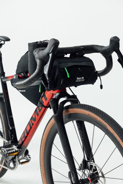 PAK.IN Zestaw Bikepacking – torby rowerowe Cordura 560dtex, ręcznie szyte w Polsce, rower gravel