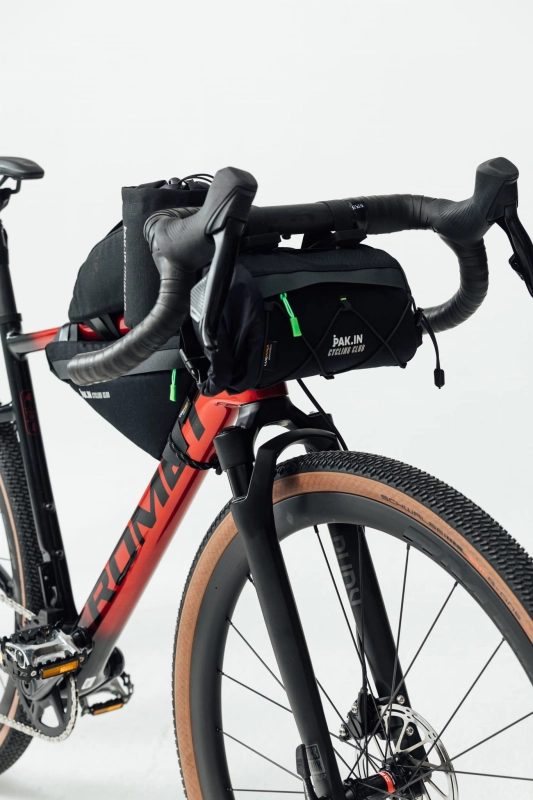 PAK.IN Zestaw Bikepacking – torby rowerowe Cordura 560dtex, ręcznie szyte w Polsce, rower gravel