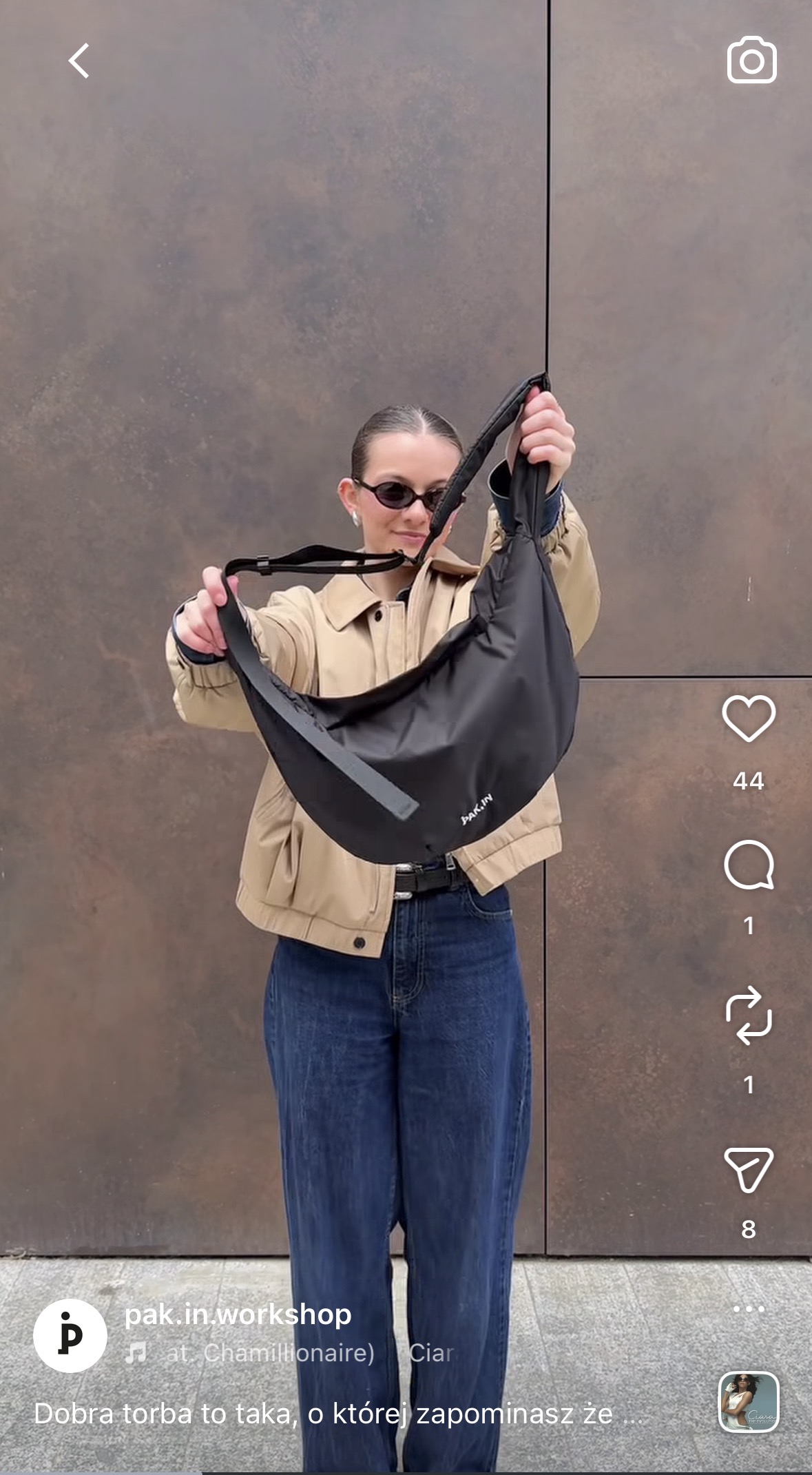 Crossbody Padded - dobra torba